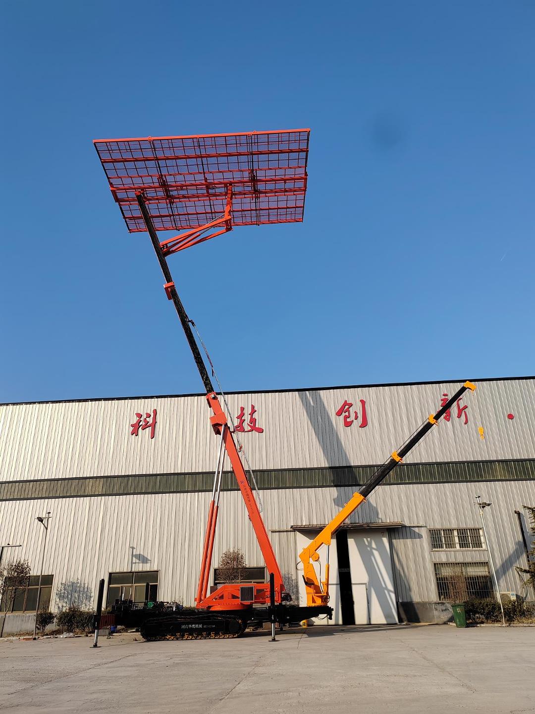 華鷹機械高空壓瓦機設備怎么操作才安全性更好